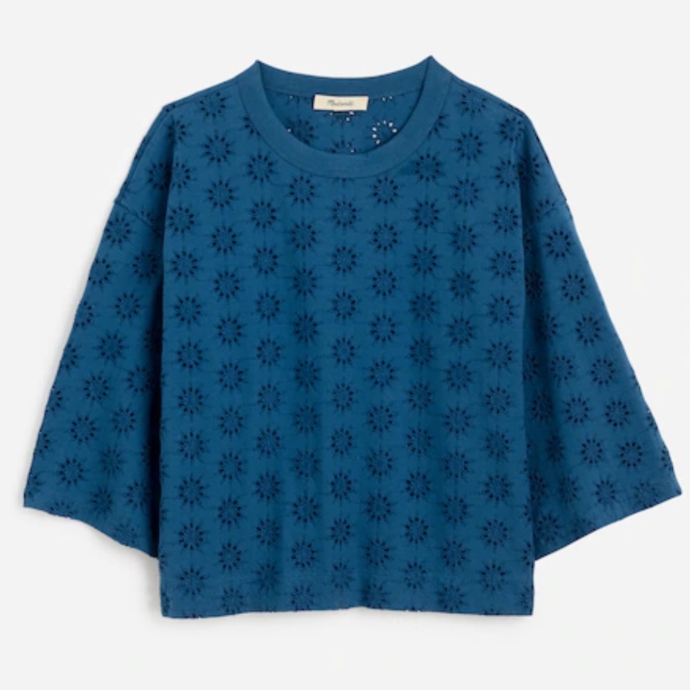 Madewell Boxy Embroidered Tee